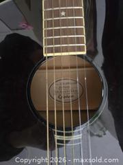 MaxSold Auction: Epiphone Dreadnought Acoustic Guitar, Black Gloss - San Jose (California, USA) SELLER MANAGED Downsizing Online Auction - Paladin Drive