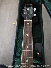 MaxSold Auction: Epiphone Dreadnought Acoustic Guitar, Black Gloss - San Jose (California, USA) SELLER MANAGED Downsizing Online Auction - Paladin Drive