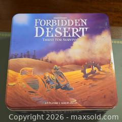 MaxSold Auction: Forbidden Desert (Tin) & Robinson Crusoe, Slap 45 Board Games - San Jose (California, USA) SELLER MANAGED Downsizing Online Auction - Paladin Drive