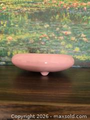 MaxSold Auction: Frank Moreno USA Pink Ceramic Decorative Bowl / Planter Saucer, Medium - San Jose (California, USA) SELLER MANAGED Downsizing Online Auction - Paladin Drive