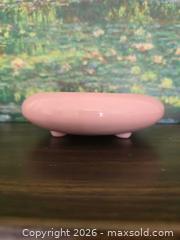 MaxSold Auction: Frank Moreno USA Pink Ceramic Decorative Bowl / Planter Saucer, Medium - San Jose (California, USA) SELLER MANAGED Downsizing Online Auction - Paladin Drive