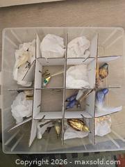 MaxSold Auction: Shiny Brite Glass Christmas Ornaments Lot, Multicolor, 16–30 pcs - San Jose (California, USA) SELLER MANAGED Downsizing Online Auction - Paladin Drive