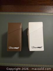 MaxSold Auction: Ultra PRO Mixed Card Sleeves, Inner, Outer & Deck Boxes - San Jose (California, USA) SELLER MANAGED Downsizing Online Auction - Paladin Drive