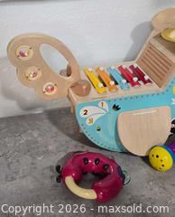 MaxSold Auction: Wooden Musical Baby Toy Set with Xylophone, Rattle, Tambourine - San Jose (California, USA) SELLER MANAGED Downsizing Online Auction - Paladin Drive