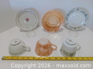 MaxSold Auction: 3x Vintage Cup & Saucer Sets - Lakeland (Florida, USA) SELLER MANAGED Reseller Online Auction - Dove Meadow Trail
