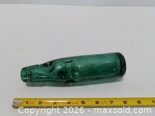 MaxSold Auction: Antique Green Glass Codd Marble Soda Bottle - Lakeland (Florida, USA) SELLER MANAGED Reseller Online Auction - Dove Meadow Trail