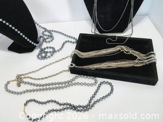 MaxSold Auction: Costume Necklaces- Grays - Lakeland (Florida, USA) SELLER MANAGED Reseller Online Auction - Dove Meadow Trail