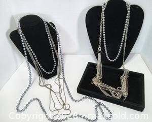 MaxSold Auction: Costume Necklaces- Grays - Lakeland (Florida, USA) SELLER MANAGED Reseller Online Auction - Dove Meadow Trail