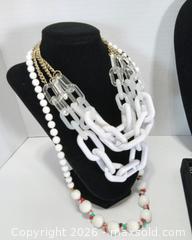 MaxSold Auction: Costume Necklaces- Whites - Lakeland (Florida, USA) SELLER MANAGED Reseller Online Auction - Dove Meadow Trail