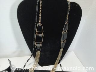MaxSold Auction: Costume Necklaces & Cuff Bracelet- Blacks - Lakeland (Florida, USA) SELLER MANAGED Reseller Online Auction - Dove Meadow Trail