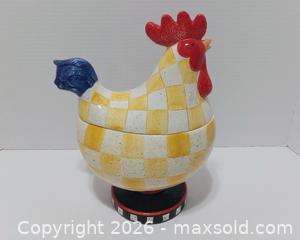 MaxSold Auction: Heartfelt Kitchen Creations Chicken Cookie Jar - Lakeland (Florida, USA) SELLER MANAGED Reseller Online Auction - Dove Meadow Trail