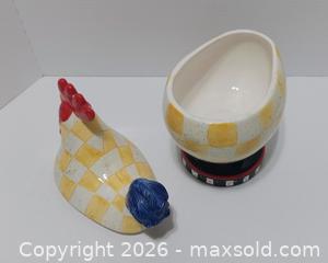 MaxSold Auction: Heartfelt Kitchen Creations Chicken Cookie Jar - Lakeland (Florida, USA) SELLER MANAGED Reseller Online Auction - Dove Meadow Trail