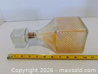 MaxSold Auction: Vintage Carnival Glass Decanter  - Lakeland (Florida, USA) SELLER MANAGED Reseller Online Auction - Dove Meadow Trail