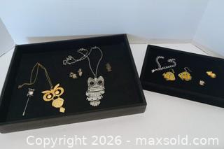 MaxSold Auction: Vintage Costume Owl / Animals Jewelry  - Lakeland (Florida, USA) SELLER MANAGED Reseller Online Auction - Dove Meadow Trail