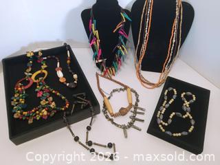 MaxSold Auction: Vintage Tribal Boho Necklaces  - Lakeland (Florida, USA) SELLER MANAGED Reseller Online Auction - Dove Meadow Trail