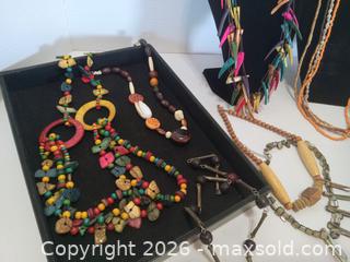 MaxSold Auction: Vintage Tribal Boho Necklaces  - Lakeland (Florida, USA) SELLER MANAGED Reseller Online Auction - Dove Meadow Trail