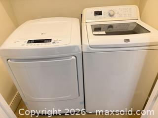MaxSold Auction: Maytag Top Load Washer and LG Dryer, White - Columbia (South Carolina, USA) SELLER MANAGED Estate Sale Online Auction - Greengate Drive