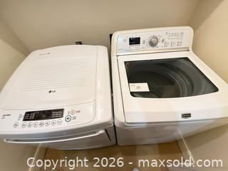 MaxSold Auction: Maytag Top Load Washer and LG Dryer, White - Columbia (South Carolina, USA) SELLER MANAGED Estate Sale Online Auction - Greengate Drive