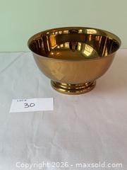 MaxSold Auction: Baldwin Brass Decorative Bowl, Polished Gold Tone - Columbia (South Carolina, USA) SELLER MANAGED Estate Sale Online Auction - Greengate Drive