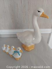 MaxSold Auction: Ceramic Duck/Goose Figurine Set, White & Yellow - Columbia (South Carolina, USA) SELLER MANAGED Estate Sale Online Auction - Greengate Drive