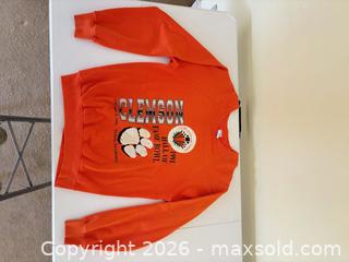 MaxSold Auction: Clemson University Orange/Gray/White Crewneck Sweatshirt XL - Columbia (South Carolina, USA) SELLER MANAGED Estate Sale Online Auction - Greengate Drive