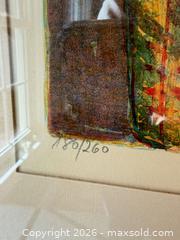 MaxSold Auction: "Girl with Basket of Flowers" by Gabriel Portoles, Limited Edition Signed & Numbered Color Lithograph 170/260 - Columbia (South Carolina, USA) SELLER MANAGED Estate Sale Online Auction - Greengate Drive