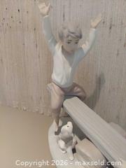MaxSold Auction: Lladró Porcelain Figurine Children on Seesaw with Dog, "Children Playing" collection - Columbia (South Carolina, USA) SELLER MANAGED Estate Sale Online Auction - Greengate Drive