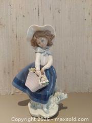 MaxSold Auction: Lladró Porcelain Girl Figurine "Girl with Flower Basket" - Columbia (South Carolina, USA) SELLER MANAGED Estate Sale Online Auction - Greengate Drive