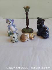 MaxSold Auction: Lot of Vintage Cat Figurines – Ceramic, Porcelain & Metal, Tom Cat, Fenton Cat,  - Columbia (South Carolina, USA) SELLER MANAGED Estate Sale Online Auction - Greengate Drive