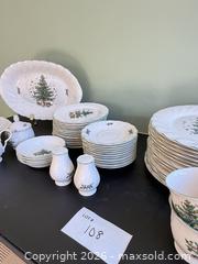 MaxSold Auction: Nikko Happy Holidays Dinnerware Set, Christmas Tree Pattern - Columbia (South Carolina, USA) SELLER MANAGED Estate Sale Online Auction - Greengate Drive