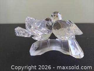 MaxSold Auction: Swarovski 1998 Annual Edition Turtledoves (SCS) Crystal Figurine + Bonus - Chickadee  - Columbia (South Carolina, USA) SELLER MANAGED Estate Sale Online Auction - Greengate Drive
