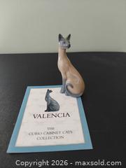 MaxSold Auction: The Franklin Mint Curio Cabinet Cat Collection Figurines Lot - 18th Century German Style, Egyptian, Valencia, Cobalt Blue - Columbia (South Carolina, USA) SELLER MANAGED Estate Sale Online Auction - Greengate Drive