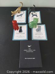 MaxSold Auction: The Franklin Mint Curio Cabinet Cat Collection Figurines Lot - Asian, Cinnabar, Ch'Ing Dynasty, Han Dynasty  - Columbia (South Carolina, USA) SELLER MANAGED Estate Sale Online Auction - Greengate Drive