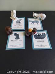 MaxSold Auction: The Franklin Mint Curio Cabinet Cat Collection Figurines Lot - Vienna Bronze, Faience, Blanc DeChine, Animalier - Columbia (South Carolina, USA) SELLER MANAGED Estate Sale Online Auction - Greengate Drive