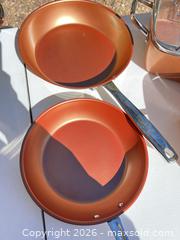 MaxSold Auction: Copper & Stainless Cookware Set – Frying Pan, Grill Pan, Fry Basket, Lid, Saucepan - Las Vegas (Nevada, USA) PARTNER MANAGED Estate Sale Online Auction - Bright Sun Court