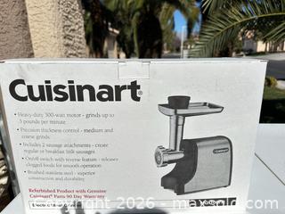 MaxSold Auction: Cuisinart Electric Meat Grinder 300W - Las Vegas (Nevada, USA) PARTNER MANAGED Estate Sale Online Auction - Bright Sun Court