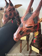 MaxSold Auction: Leather Giraffe Statues Qty 2 - Las Vegas (Nevada, USA) PARTNER MANAGED Estate Sale Online Auction - Bright Sun Court