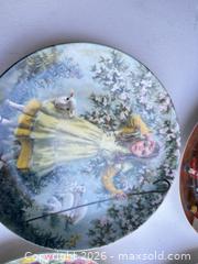 MaxSold Auction: Lot of 4 Vintage Porcelain Decorative Plates, Children & Floral - Las Vegas (Nevada, USA) PARTNER MANAGED Estate Sale Online Auction - Bright Sun Court