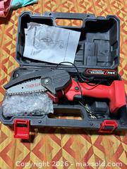 MaxSold Auction: Montex 24V Cordless Mini Chainsaw, Approx. 6 inch Bar - Las Vegas (Nevada, USA) PARTNER MANAGED Estate Sale Online Auction - Bright Sun Court