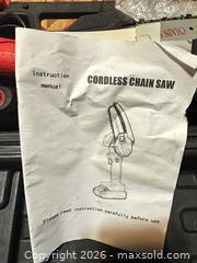 MaxSold Auction: Montex 24V Cordless Mini Chainsaw, Approx. 6 inch Bar - Las Vegas (Nevada, USA) PARTNER MANAGED Estate Sale Online Auction - Bright Sun Court