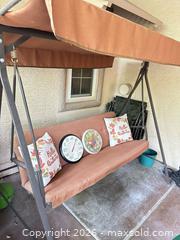 MaxSold Auction: Patio Bench Swing  - Las Vegas (Nevada, USA) PARTNER MANAGED Estate Sale Online Auction - Bright Sun Court