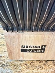 MaxSold Auction: Six Star Cutlery Knife Block Set, Approx. 20–25 Pieces - Las Vegas (Nevada, USA) PARTNER MANAGED Estate Sale Online Auction - Bright Sun Court