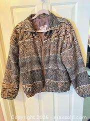 MaxSold Auction: Stunt Sports Silk Animal Print Jacket, Size S - Las Vegas (Nevada, USA) PARTNER MANAGED Estate Sale Online Auction - Bright Sun Court