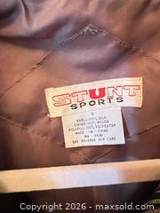 MaxSold Auction: Stunt Sports Silk Animal Print Jacket, Size S - Las Vegas (Nevada, USA) PARTNER MANAGED Estate Sale Online Auction - Bright Sun Court