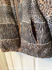 MaxSold Auction: Stunt Sports Silk Animal Print Jacket, Size S - Las Vegas (Nevada, USA) PARTNER MANAGED Estate Sale Online Auction - Bright Sun Court