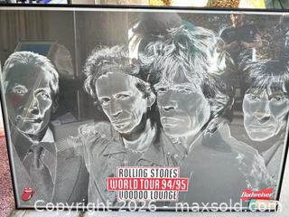 MaxSold Auction: The Rolling Stones Voodoo Lounge 1994/95 Concert Poster, Framed - Las Vegas (Nevada, USA) PARTNER MANAGED Estate Sale Online Auction - Bright Sun Court