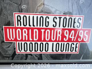 MaxSold Auction: The Rolling Stones Voodoo Lounge 1994/95 Concert Poster, Framed - Las Vegas (Nevada, USA) PARTNER MANAGED Estate Sale Online Auction - Bright Sun Court