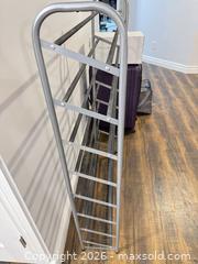 MaxSold Auction: 8 Tier Silver/Gray Metal Shoe Rack - King (Ontario, Canada) SELLER MANAGED Moving Online Auction - Wells Orchard Crescent