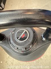 MaxSold Auction: Bowflex Adjustable Kettlebell 8–40 lb Black/Red - King (Ontario, Canada) SELLER MANAGED Moving Online Auction - Wells Orchard Crescent
