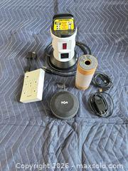 MaxSold Auction: Portable Bluetooth Speaker with Power Tower, USB Charger & Cables - King (Ontario, Canada) SELLER MANAGED Moving Online Auction - Wells Orchard Crescent